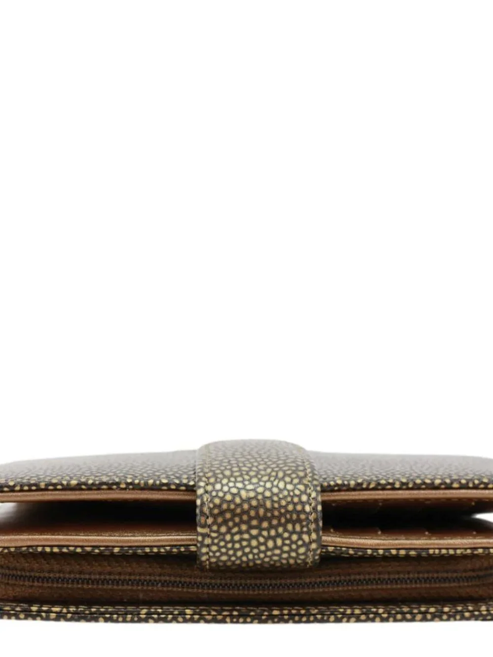 Chanel Timeless CC Caviar Leather Zipped Pocket Wallet Gold